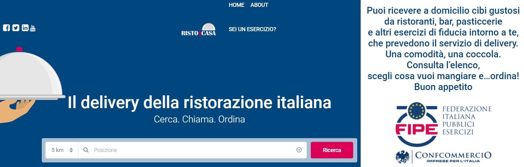 RISTOACASA.NET - la vetrina digitale della ristorazione italiana.