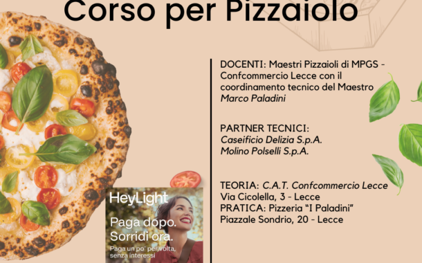 CORSO PROFESSIONALE PER PIZZAIOLO